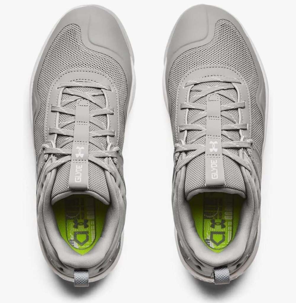 Under Armour Women's Glyde MT Metal Softball Cleats - Gray/White